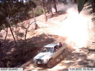 Photo checks on who comes and who goes.